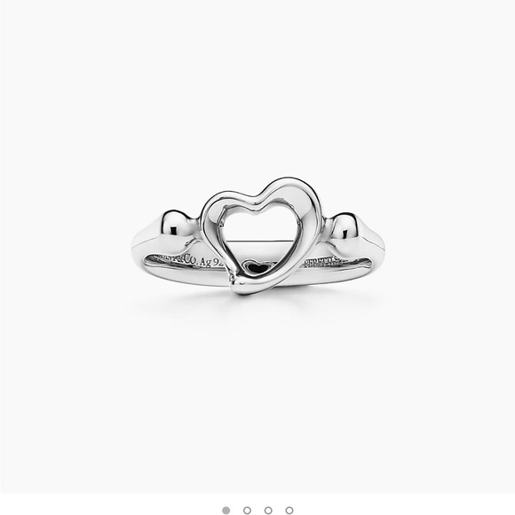 Tiffany & Co. Jewelry - Tiffany & Co. Closed Heart Elsa Peretti silver ring